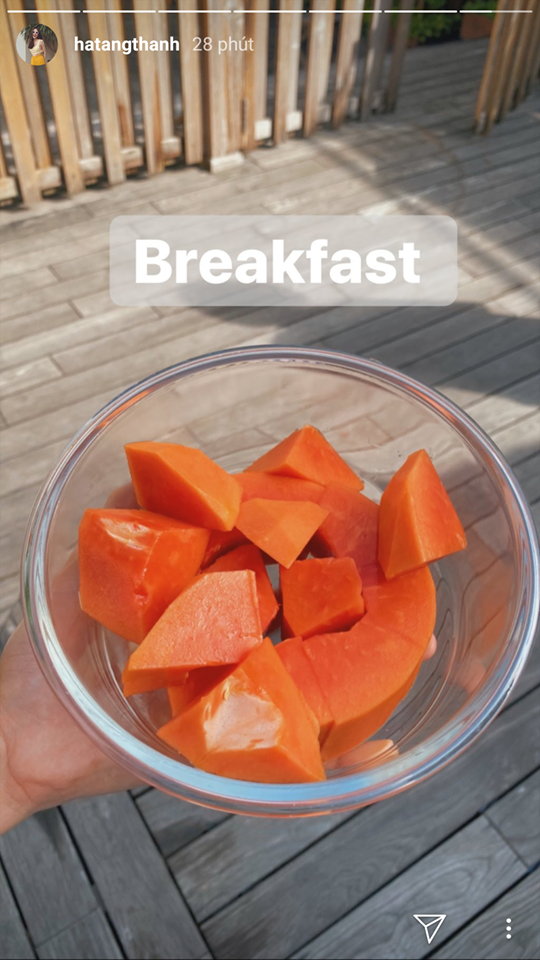 Ăn đu đủ vào bữa sáng như Hà Tăng hoặc tại thời điểm này sẽ giúp chị em giảm cân, giữ dáng thần sầu-1