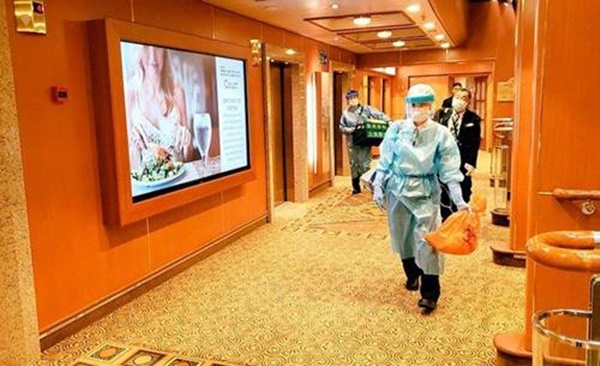 Những bữa ăn trên du thuyền Nhật Bản bị cách ly: Không khác gì nhà hàng hạng sang-1