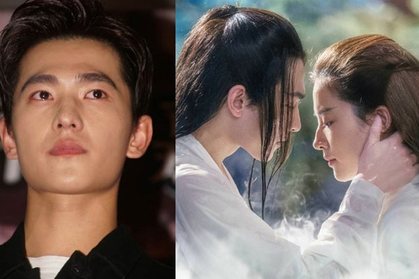 Tam sinh tam thế Chẩm thượng thư: Lộ tạo hình kiếp thứ 3, Địch Lệ Nhiệt Ba áo đỏ đẹp rực rỡ, Cao Vỹ Quang anh dũng cực soái-6