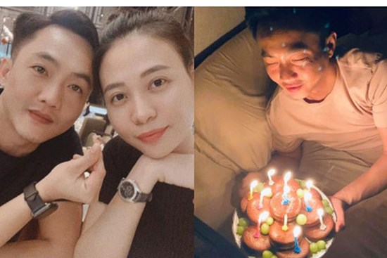 Lãng mạn như Đàm Thu Trang: Nửa đêm mang bánh và nến đến tận giường để mừng sinh nhật Cường Đô La