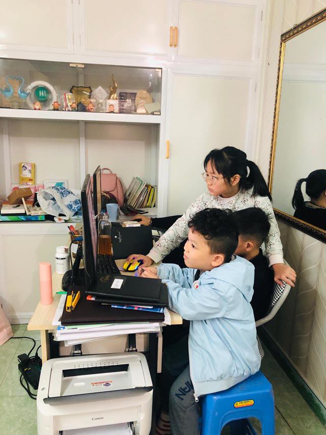 Trẻ nghỉ học tránh dịch: Mẹ gồng mình quản 8 con lẫn cháu, mẹ cho con về quê lánh nạn-2