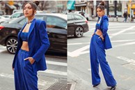 Minh Tú mặc crop-top siêu bé khoe vòng một và eo thon nóng bỏng tại Mỹ