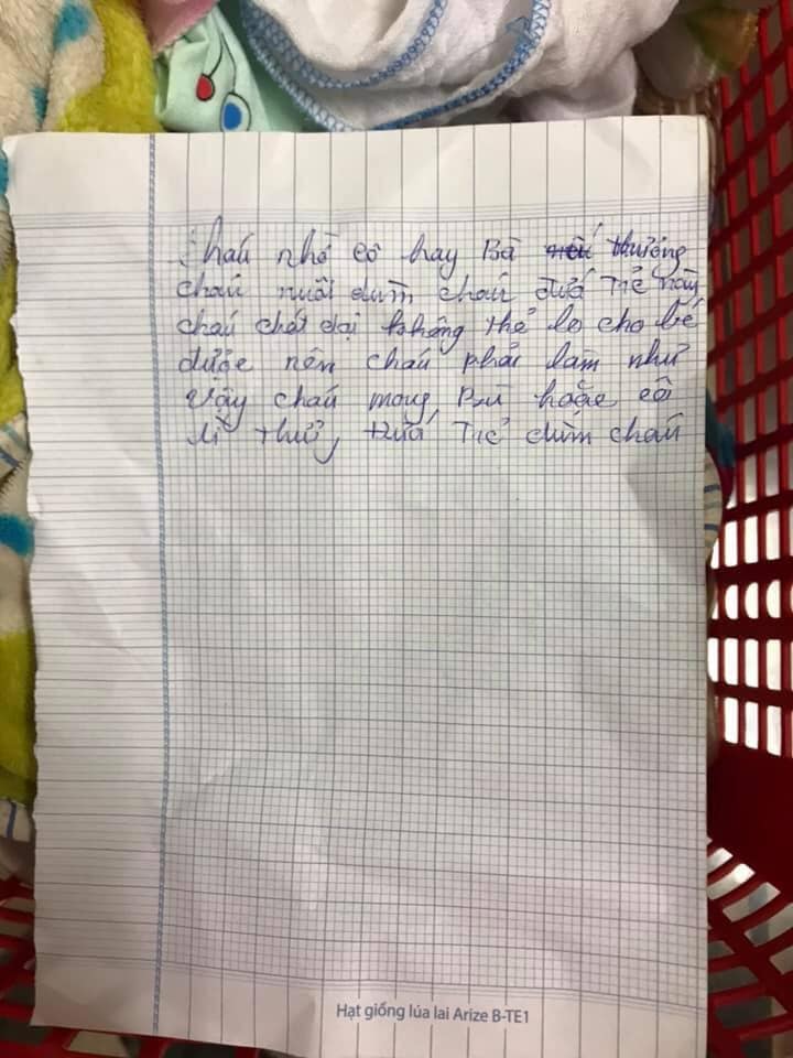 Mẹ bỏ rơi con mới sinh kèm theo lời nhắn: Cháu trót dại, mong cô bác nuôi giùm”-5