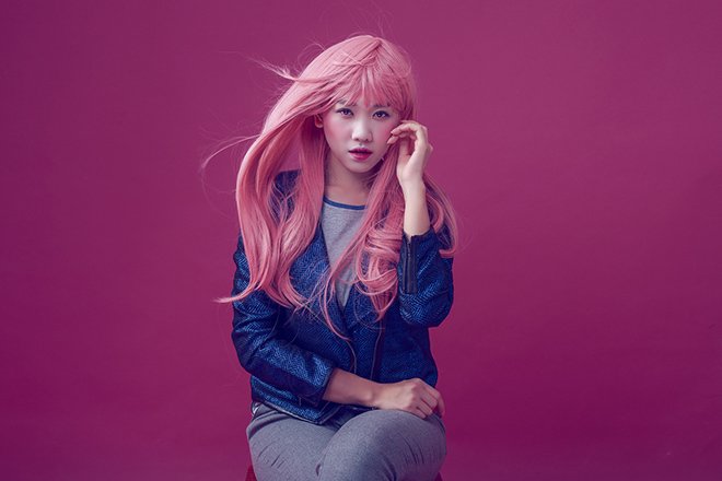 Thuý Ngân lại chơi trội với màu tóc hồng, vượt hẳn Minh Hằng, Hari Won vì quá xinh-8