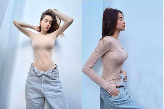 Hà Hồ lên đồ táo bạo đến nỗi 'cây đa gốc đề' như ca sĩ Quang Linh phải lo lắng người đẹp... trúng gió