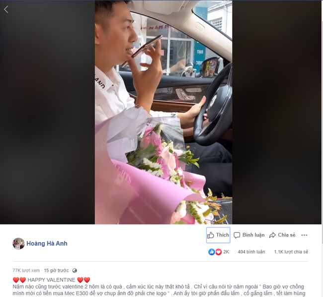 Chồng nhà người ta tặng vợ quà Valentine hơn 3 tỷ gây sốt MXH: Chỉ cần làm việc lương thiện để nuôi vợ con thì vác bơm ra đường bơm xe cũng làm-2