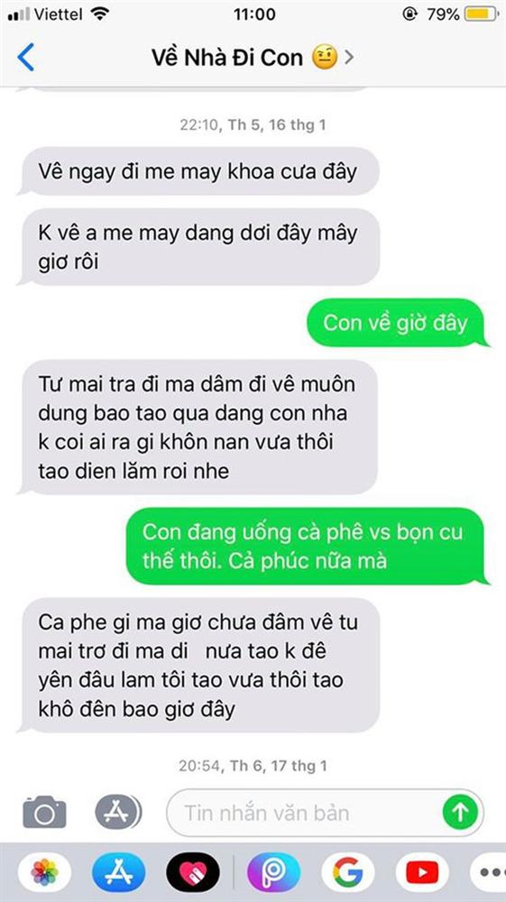Con trai chơi 10h đêm chưa về, mẹ nhắn tin đe dọa khiến dân tình... không thể nhịn cười-1
