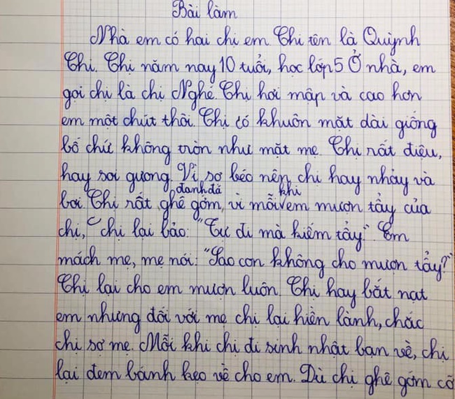 Cười lăn vì đọc bài văn mẹ mới biết con trai bày tỏ tình cảm không bao giờ tan vỡ với 1 đối tượng không ngờ-4