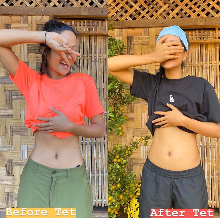 H’Hen Niê hé lộ bí quyết ăn uống và tập luyện tại nhà giúp siết chặt cơ bụng hiệu quả-1
