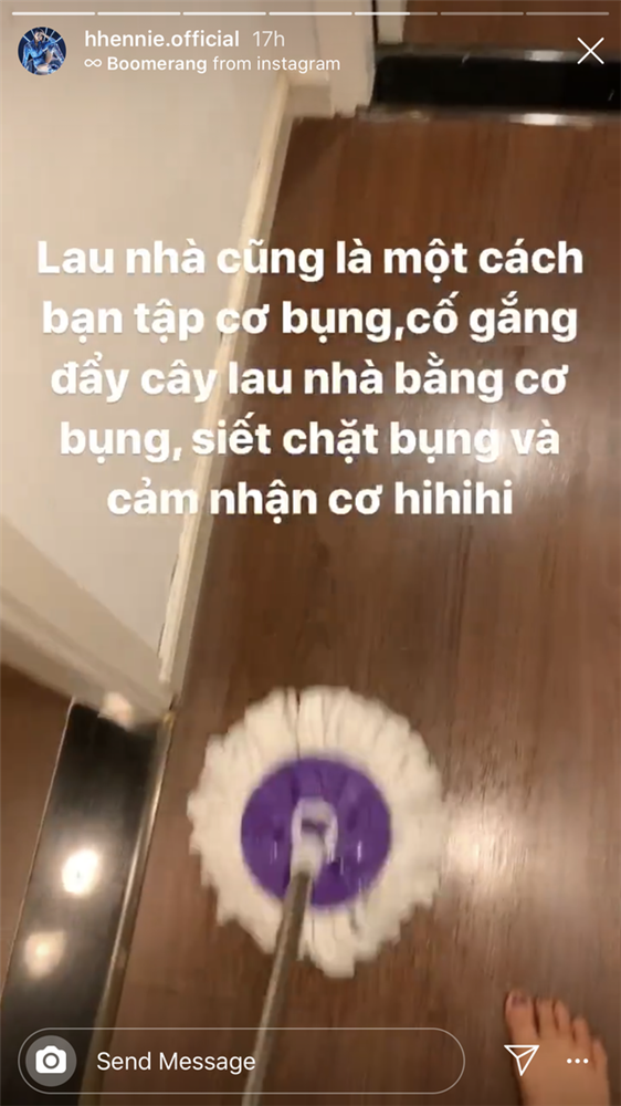 H’Hen Niê hé lộ bí quyết ăn uống và tập luyện tại nhà giúp siết chặt cơ bụng hiệu quả-5