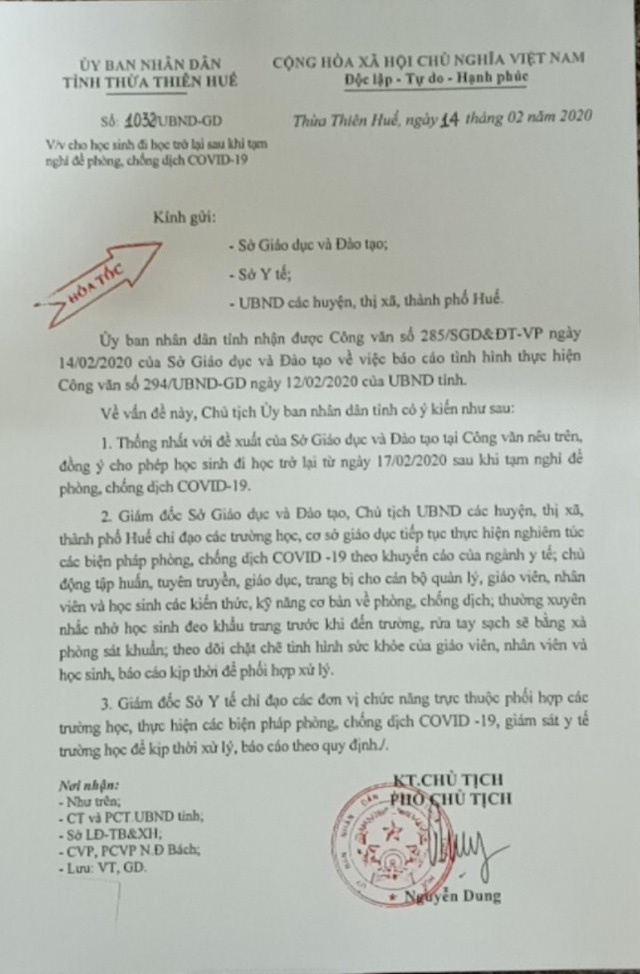 MỚI: Danh sách 13 tỉnh thành rút lại thông báo đi học vào ngày 17/2, cho học sinh nghỉ thêm đến hết tháng 2-6