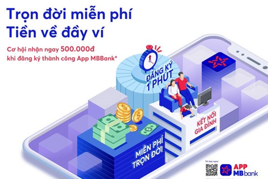 MB ưu đãi đến 2 tỷ đồng mừng App MBBank phiên bản mới