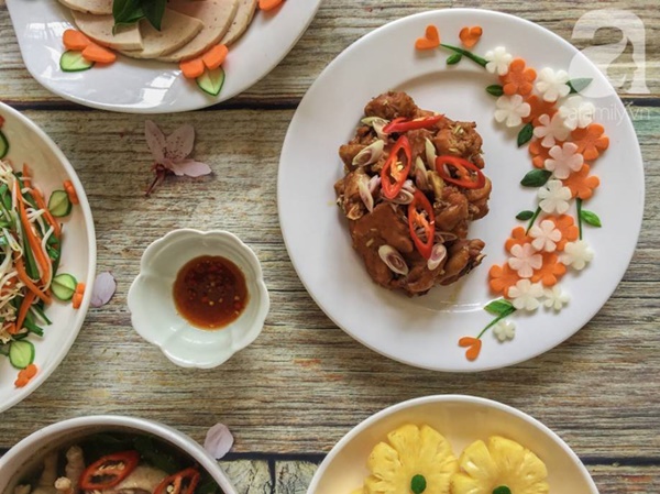 Mâm cơm cuối tuần 5 món đầy màu sắc, ngắm đã yêu-2