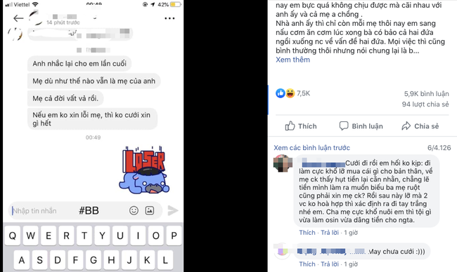 Dạm ngõ rồi mẹ chồng mới đưa ra yêu cầu khó chấp nhận, phản ứng cứng của cô gái khi chồng sắp cưới tuyên bố em không xin lỗi mẹ thì không cưới xin gì hết-1