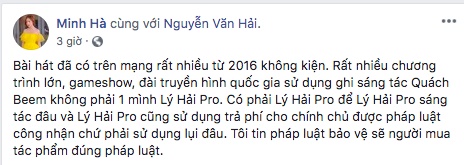 Lý Hải bị kiện đòi bồi thường 4 tỷ, Minh Hà tức giận đáp trả, khẳng định chồng mình mắc họa vô lý-4