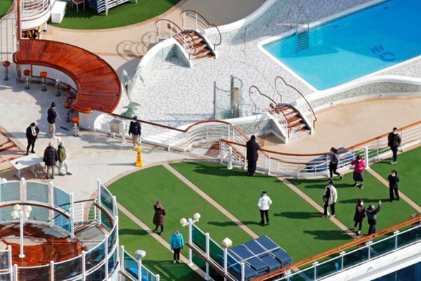 Du thuyền Diamond Princess: Xét nghiệm 1200 người có 355 ca nhiễm, tỉ lệ gần 30% chỉ từ 1 nguồn duy nhất - Tại sao cách ly rồi mà lây nhiễm nhiều như vậy?-3