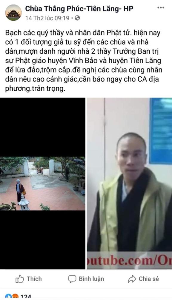 Giả nhà sư vào chùa trộm cắp-2