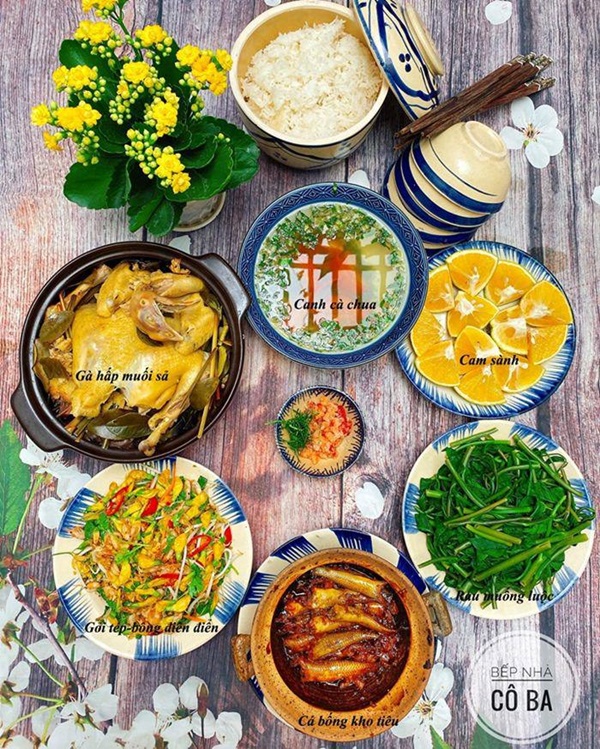 Vợ đảm cả tuần nấu toàn món ngon, chồng không thèm hàng quán-1