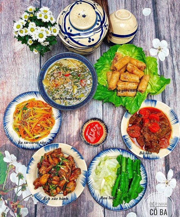 Vợ đảm cả tuần nấu toàn món ngon, chồng không thèm hàng quán-2