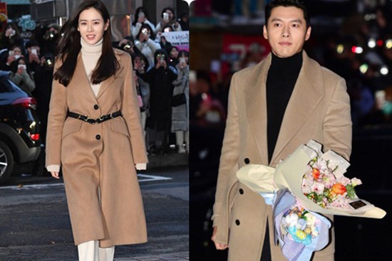 Huyn Bin và Son Ye Jin diện áo khoác đôi tại tiệc mừng công, bất ngờ nhất là giá áo của anh gấp mấy lần áo chị