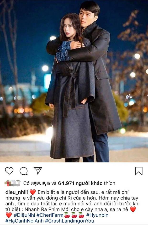 Sóng gió cũ chưa nguôi, Diệu Nhi tiếp tục gây tranh cãi khi tự ghép mặt làm nữ chính Crash Landing on You-1