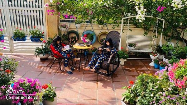 Chồng bỏ tiền mua lốp xe cũ, mẹ 8x trồng hoa, sau 2 năm thành mảnh vườn 200m2 tuyệt đẹp-8