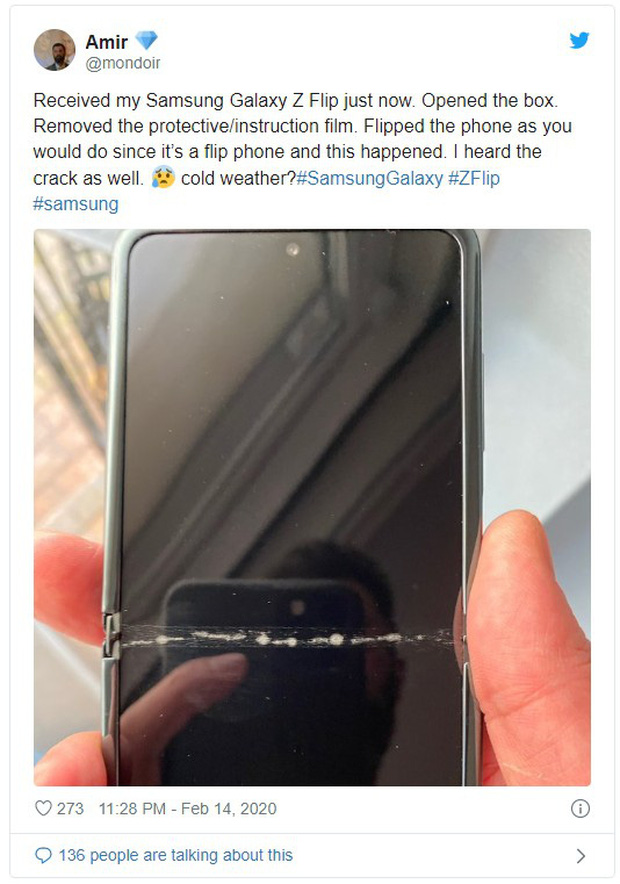 Samsung không nói dối: Màn hình Galaxy Z Flip thực sự làm từ kính, vì chỉ kính mới gãy được như thế này-2