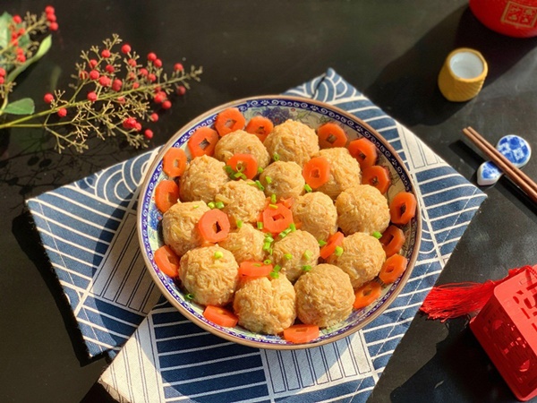 Bữa tối không dầu mỡ với món thịt viên hấp ăn đến đâu mê đến đấy, hao cơm cực kỳ-4