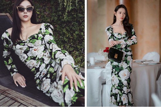 Đụng váy với Son Ye Jin, Huyền Baby thừa ngay cơ hội