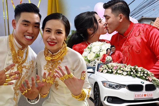 Tiết lộ thêm về đám cưới 2,5 tỷ hồi môn và 49 cây vàng đang gây sốt MXH: Cặp đôi quen nhau 8 tháng, gia đình nhà chú rể cũng