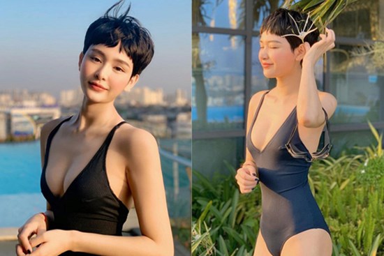 Hiếm khi diện áo tắm, ai ngờ ngoài đời Hiền Hồ cũng nuột như thế này