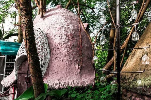 Cận cảnh những ngôi nhà treo mình trên cây, độc nhất Việt Nam-3