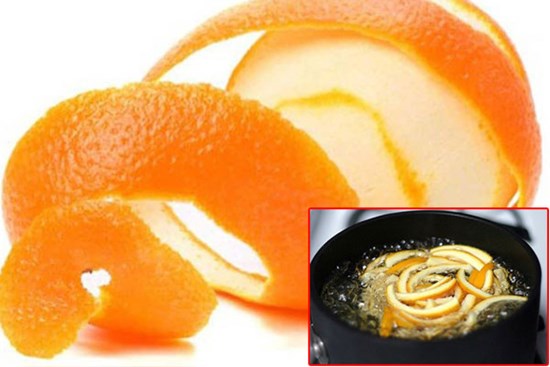 Đun vỏ cam trong phòng bếp, cách khử mùi hiệu quả không tốn 1 xu