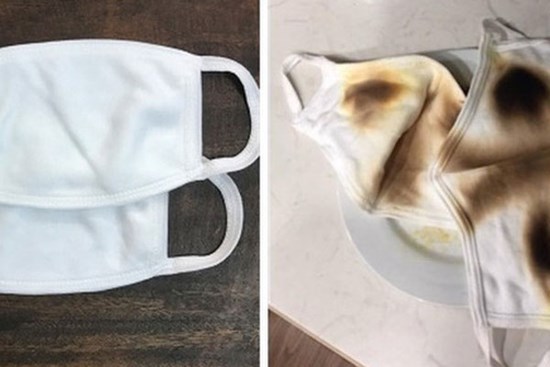 Được phát đôi khẩu trang mới, cô gái cẩn thận giặt sạch rồi tiệt trùng bằng cách có 1-0-2 khiến dân mạng cười bò khi nhìn kết quả