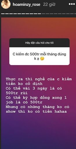Khẳng định kiếm được 500 triệu/ tháng, bảo sao kho đồ hiệu của Hòa Minzy không siêu to không lồ-1