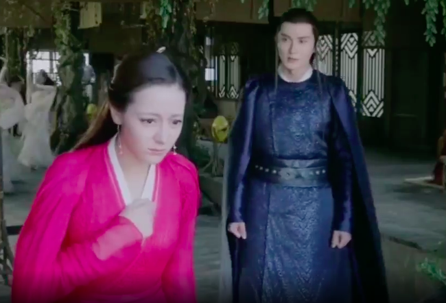 Tam sinh tam thế Chẩm thượng thư: Lộ tạo hình kiếp thứ 3, Địch Lệ Nhiệt Ba áo đỏ đẹp rực rỡ, Cao Vỹ Quang anh dũng cực soái-5