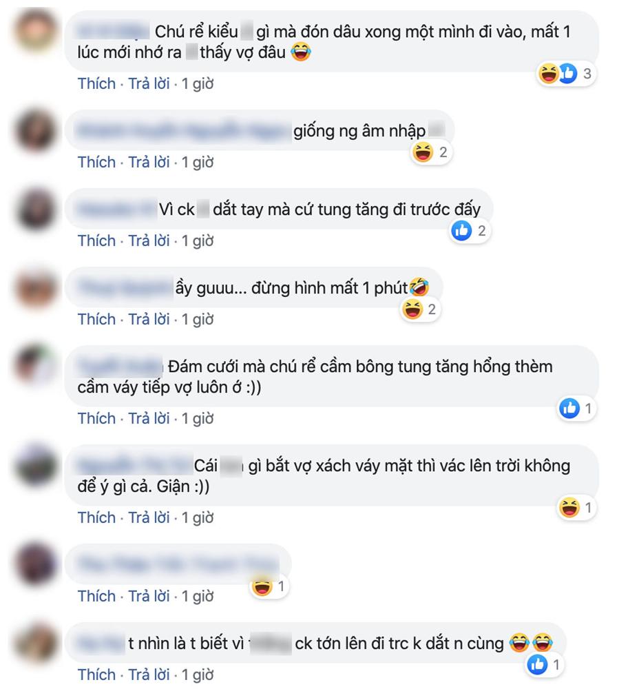 Đang theo chàng về dinh, cô dâu bỗng dưng đứng đơ một chỗ khiến quan viên hai họ ngớ người, dân mạng đoán ngay ra lý do-1