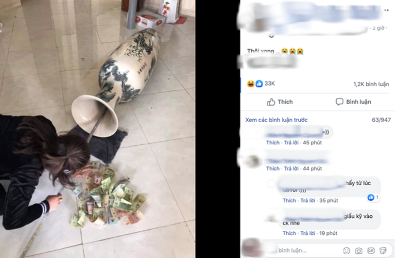 Đang chùi chiếc bình cổ trong nhà thấy có tiếng lạo xạo” liền đổ ra xem, nào ngờ phát hiện âm mưu” của chồng lén lút cất giấu bao năm-1