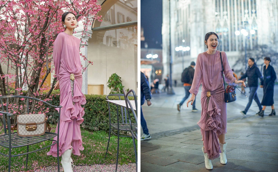 Diện cùng một bộ đầm bánh bèo, Park Min Young tự dìm dáng không thương tiếc, ma nữ Thái Davika lại sang chảnh bất ngờ-2