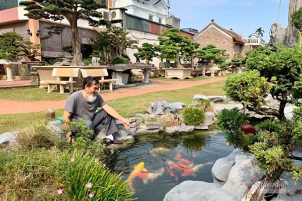 Khu vườn yên bình rộng 15ha ngập tràn hoa lá, cỏ cây của ông bố hai con-29