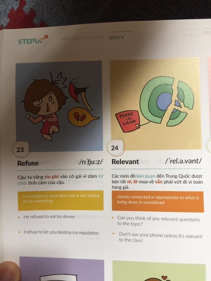 Bức xúc trước sách Tiếng Anh dạy học vẹt, minh họa bằng hình ảnh trẻ hút thuốc lào, con thản nhiên xúc phạm mẹ-5