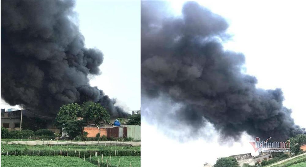 Cháy lớn nhà xưởng, khói đen kín đặc ngoại ô Sài Gòn-1