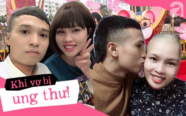 Nữ bệnh nhân ung thư, đầu trọc lóc chồng vẫn xoa xoa hôn trán : Vài năm nữa hết đau anh mang đi xăm thẩm mỹ che sẹo”-2