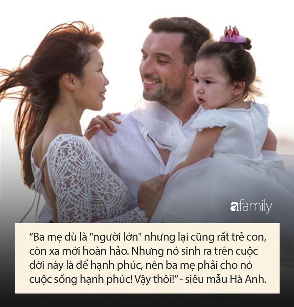 Siêu mẫu Hà Anh cãi nhau với chồng, bất chợt nhìn thấy con gái bé bỏng làm một hành động khiến cô phải khựng lại-3