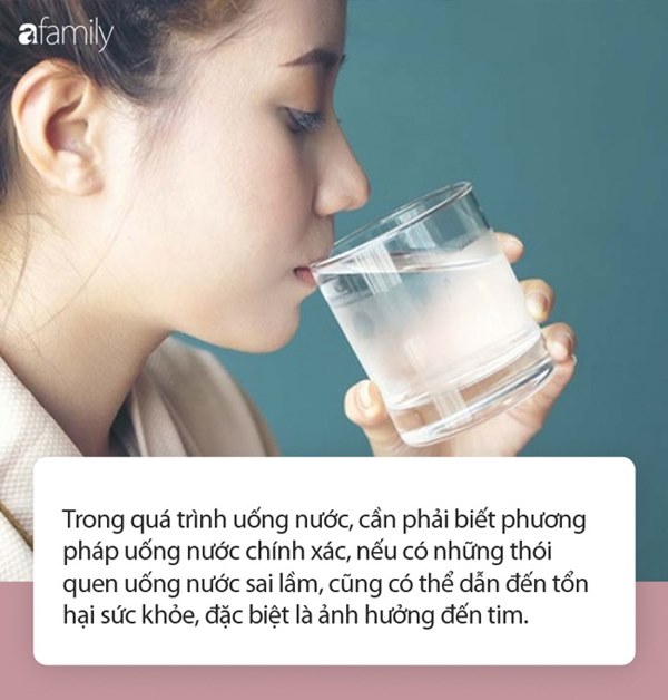 3 thói quen khi uống nước không chỉ ảnh hưởng thận mà còn khiến tim bị suy yếu-1