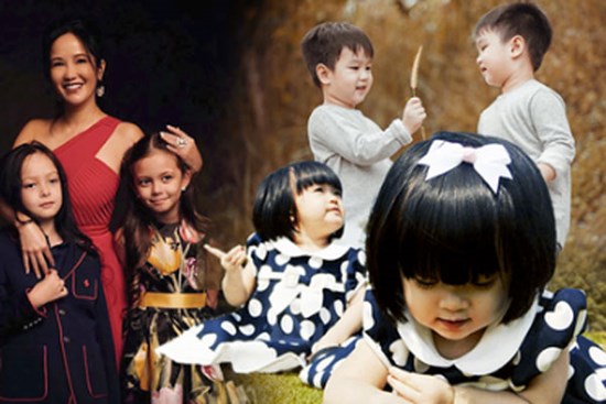 3 cặp sinh đôi nhà sao Việt nổi như cồn trên mạng xã hội: Bé con lai đã lớn phổng phao như thiếu nữ, cùng bố mẹ sống đầy trải nghiệm nơi trời Tây