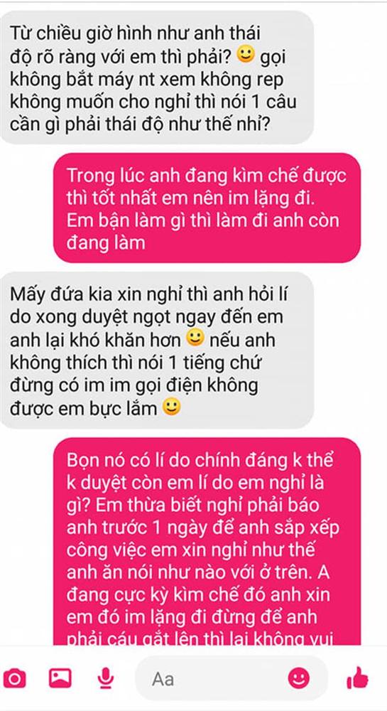Cậy người yêu làm sếp, cô gái hứng lên là xin nghỉ, bạn trai liền mắng cả tràng rồi chốt một câu khiến ai nấy hả hê-2