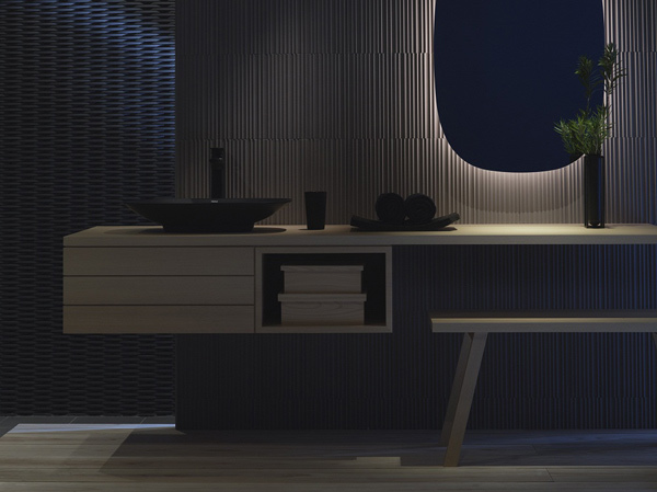 Biến hoá không gian phòng tắm qua nghệ thuật ánh sáng và bóng tối-4