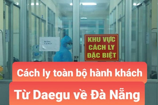 Gần 100 người từ tâm dịch Hàn Quốc trở về, Đà Nẵng khẩn cấp cách ly