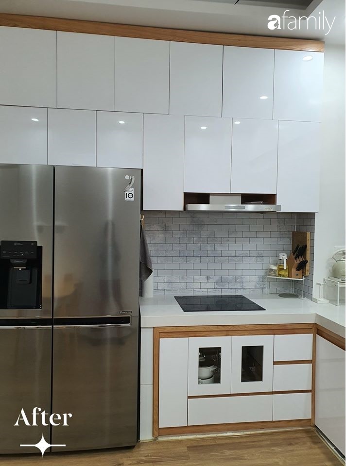 Cuộc cải tổ cho căn hộ 75m² với chi phí 350 triệu đồng, mẹ đảm ở Hà Nội khiến ai cũng công nhận nhà vừa đẹp vừa sang-2